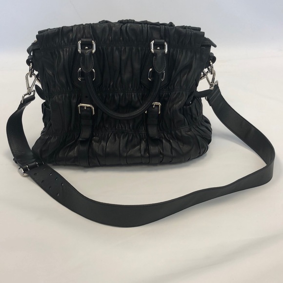 Prada Napa Gaufre Leather Bag - Picture 1 of 8
